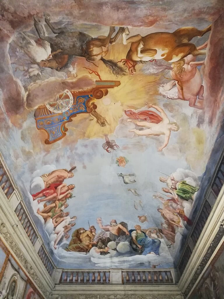 Affreschi a Palazzo Giustiniani, Bassano Romano, Viterbo 3